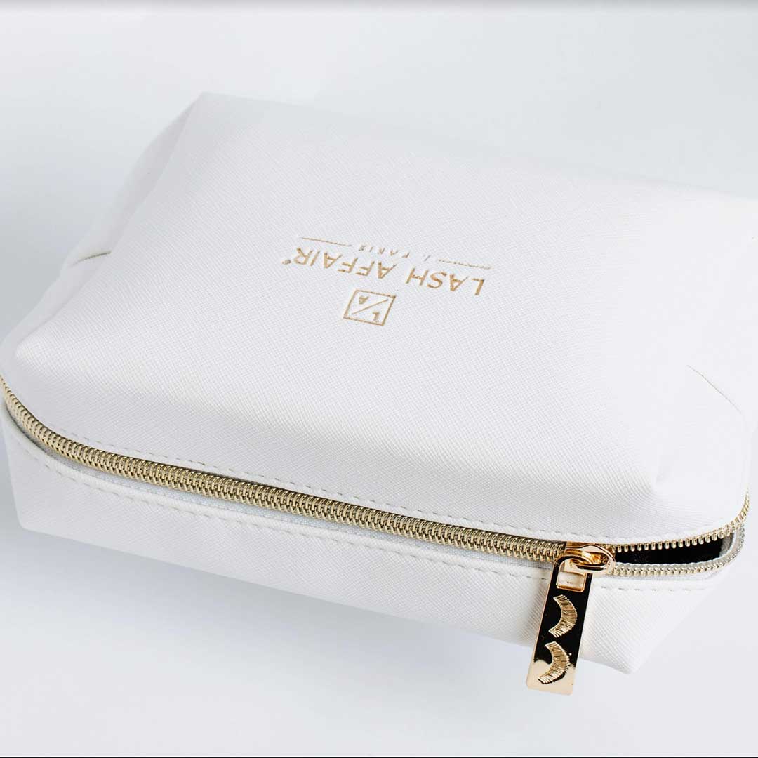 Extra Large Ivory Travel Makeup Bag – Fancy Face