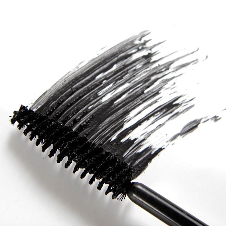 eyelash mascara swipping mascara on the table