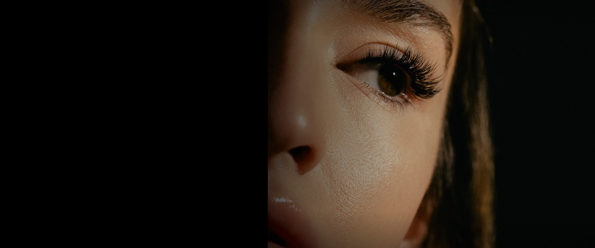 Professional lash extension artist applying volume lash extensions at Lash Affair studio
