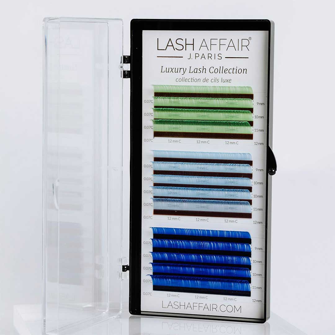 Luxury Blue Volume Lash Extensions