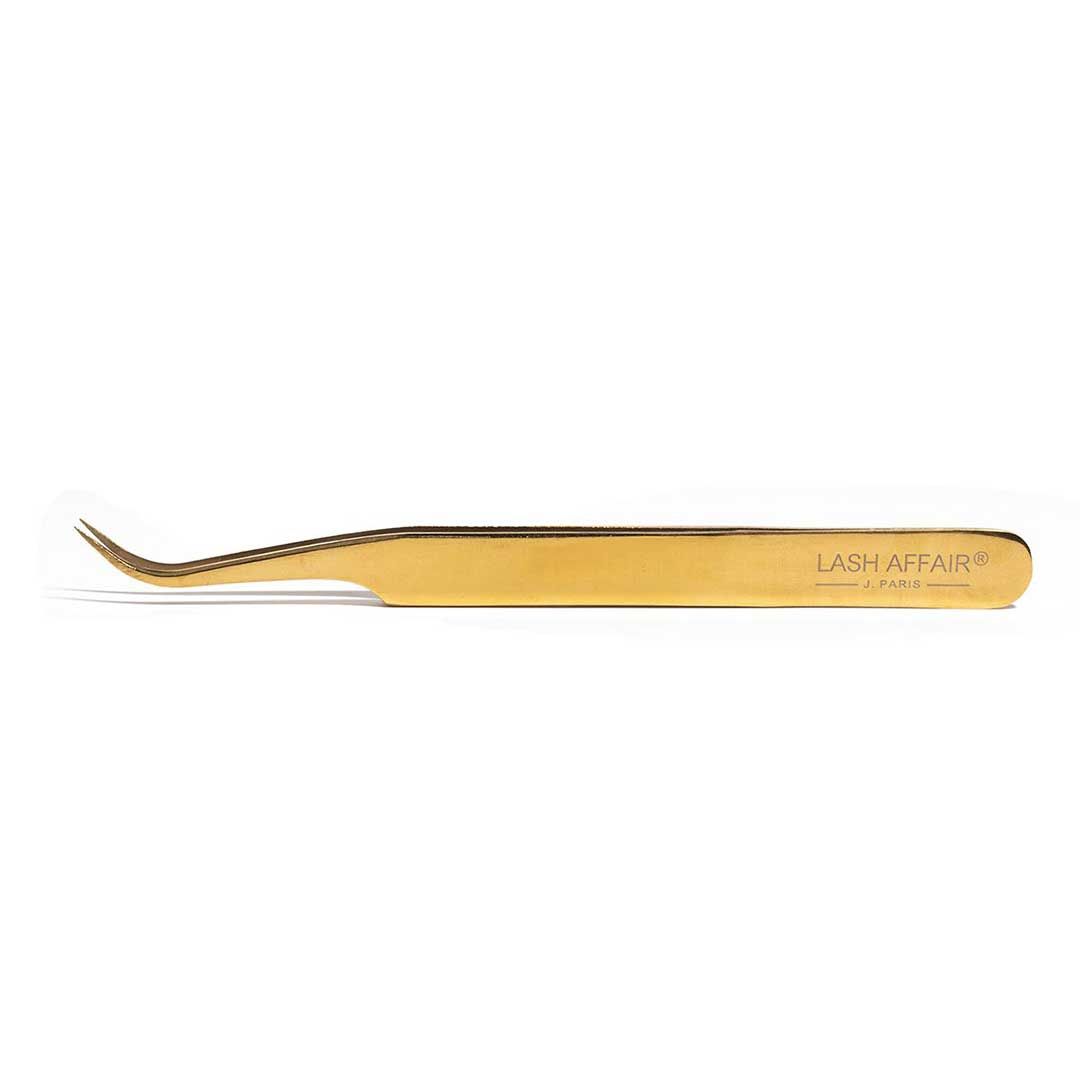 Precisely Right Curved Lash Tweezers