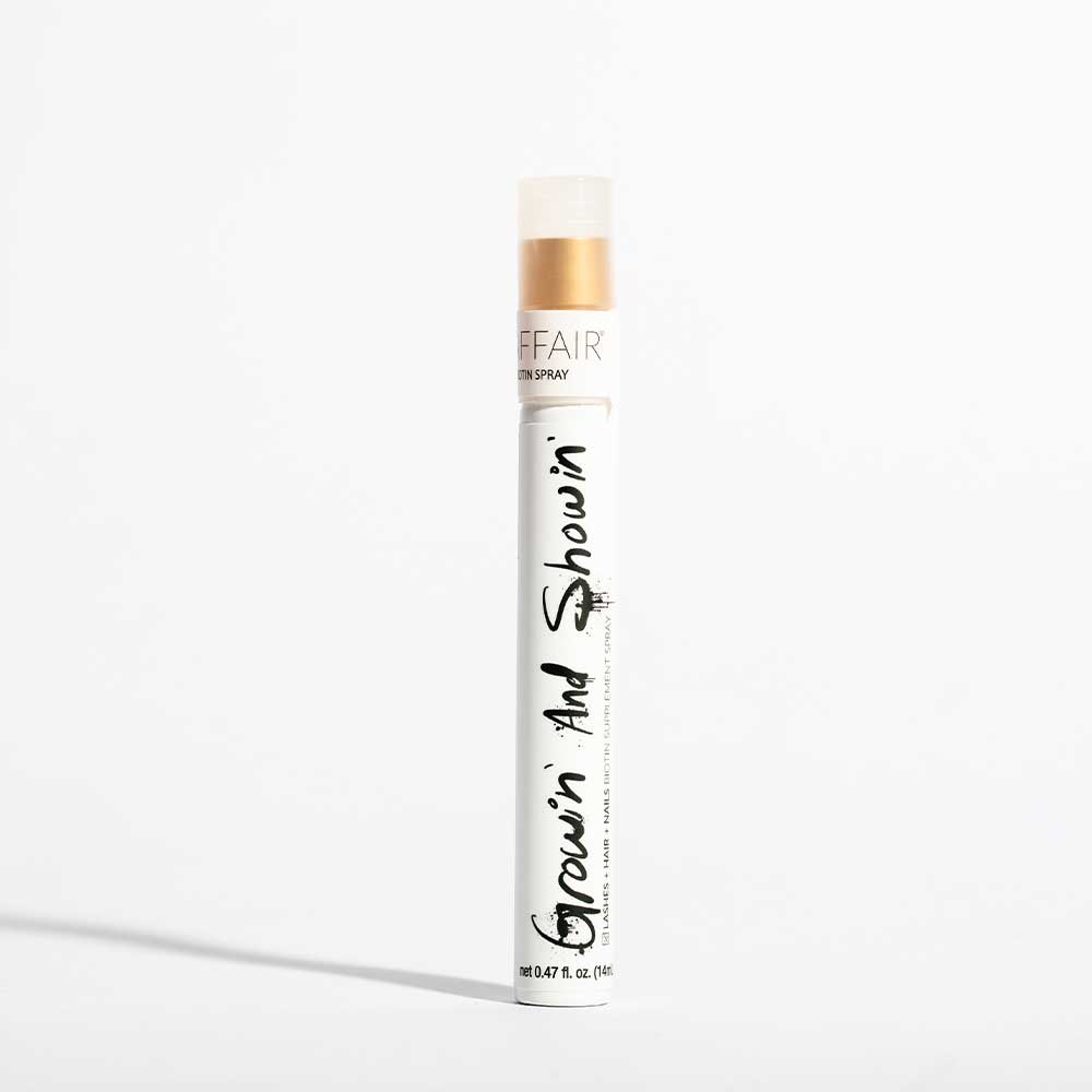 Growin and Showin biotin spray for natural lash and brow growth by Lash Affair