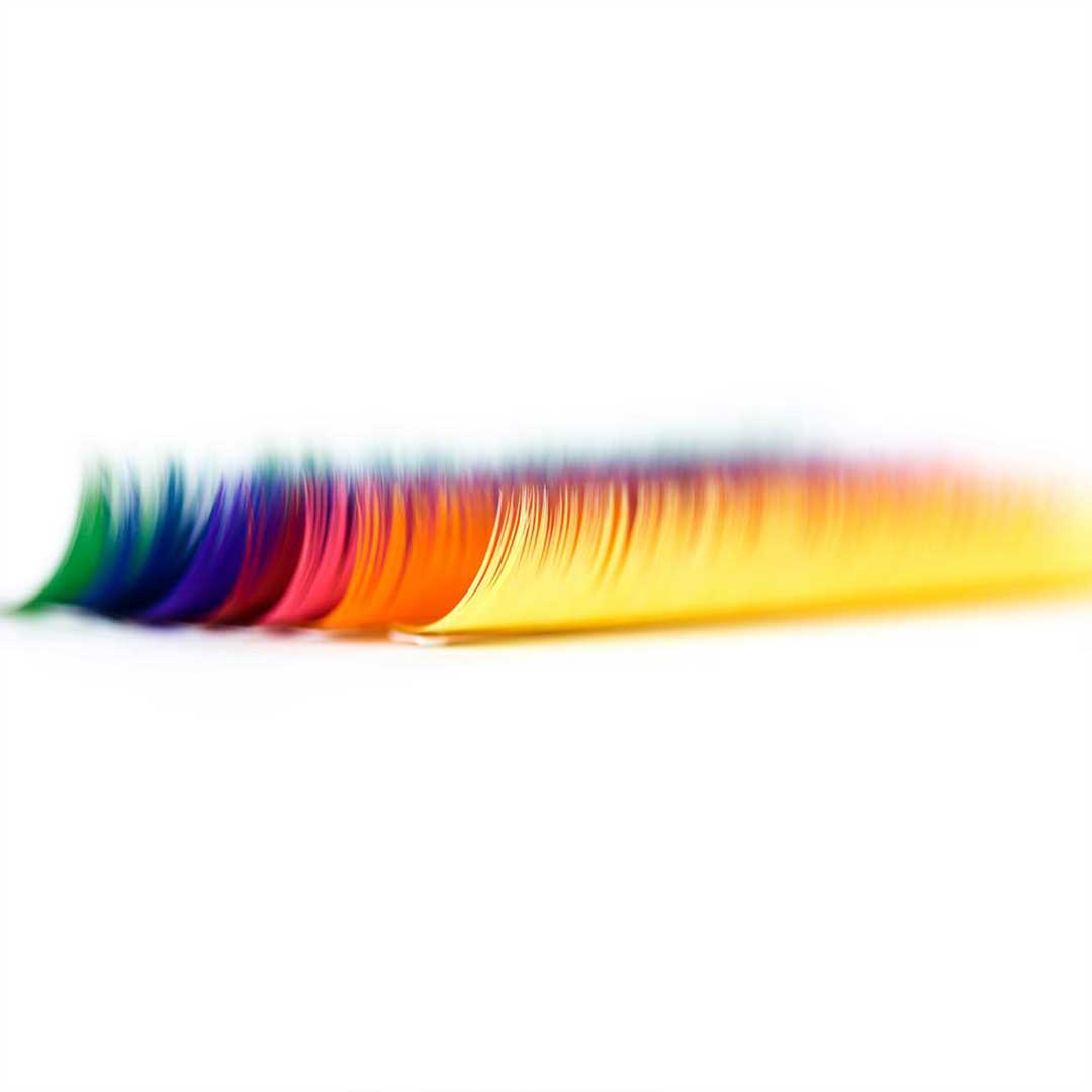 Luxury Rainbow Classic Lash Extensions